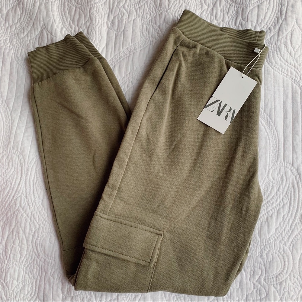 NWT Zara Cargo Jogging Pants
